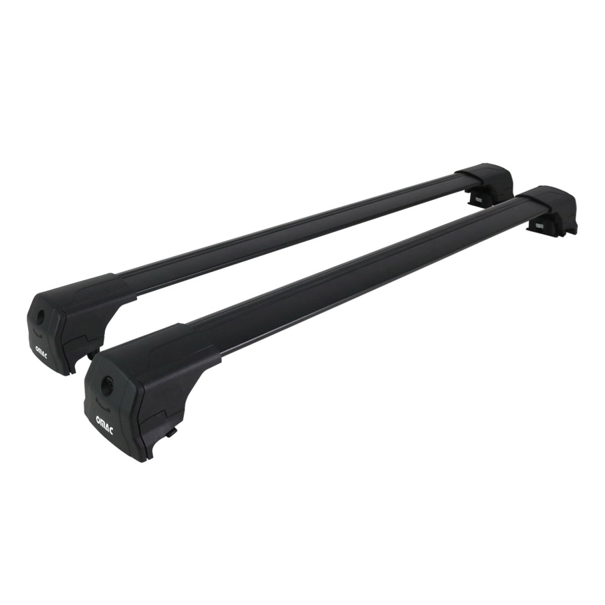 BMW X5 E70 Roof Rack Cross Bars - Omac - Elegance V2 - Black - '07-'13